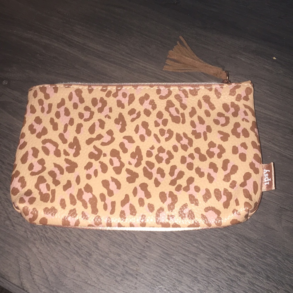 2 animal print makeup bags Ipsy